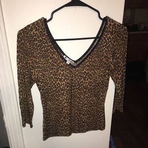 Vintage leopard halter top